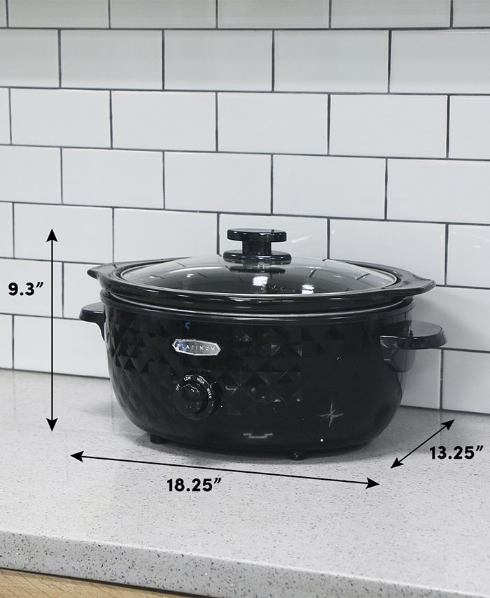 Elite Platinum Elite Gourmet 6Qt. Diamond Series Slow Cooker Macy's
