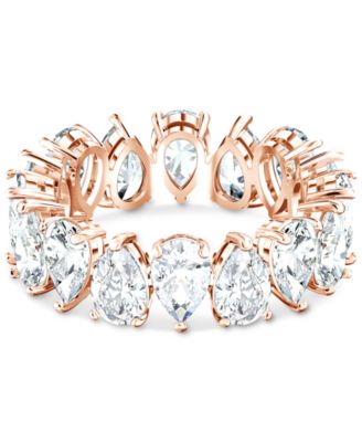 Swarovski - Rose Gold-Tone Crystal Ring