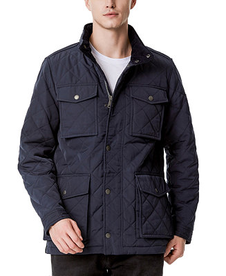 Tommy Hilfiger Men's Quilted Oversized Pocket Quilted Jacket, Created ...