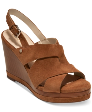image of Cole Haan Women-s Laci Platform Wedge Sandals
