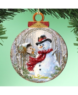 Designocracy By Dona Gelsinger Celebrating The American Freedom Ornament, Set Of 2 In Multi