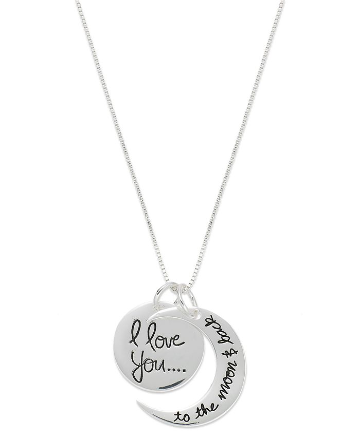 Unwritten sterling hot sale silver necklace