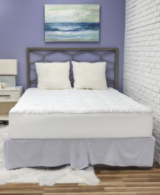 SensorGel CoolFusion SensorElle Memory Fiber Mattress Pads with Cooling Gel Beads