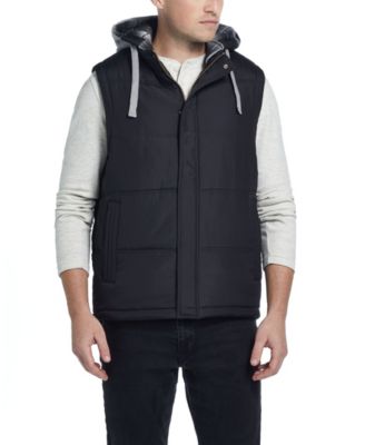 mens hooded vest