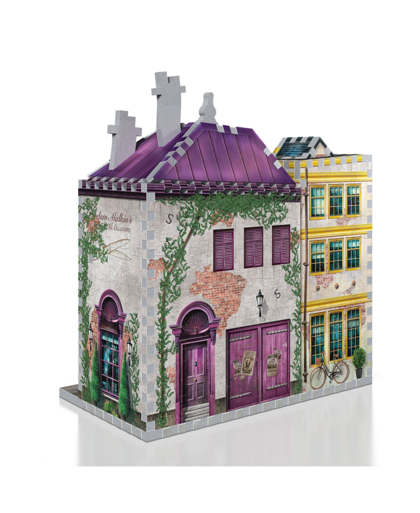 Детский пазл Wrebbit Harry Potter Diagon Alley 3D Puzzle, 290 Pieces, Ages 12+ — фото 3