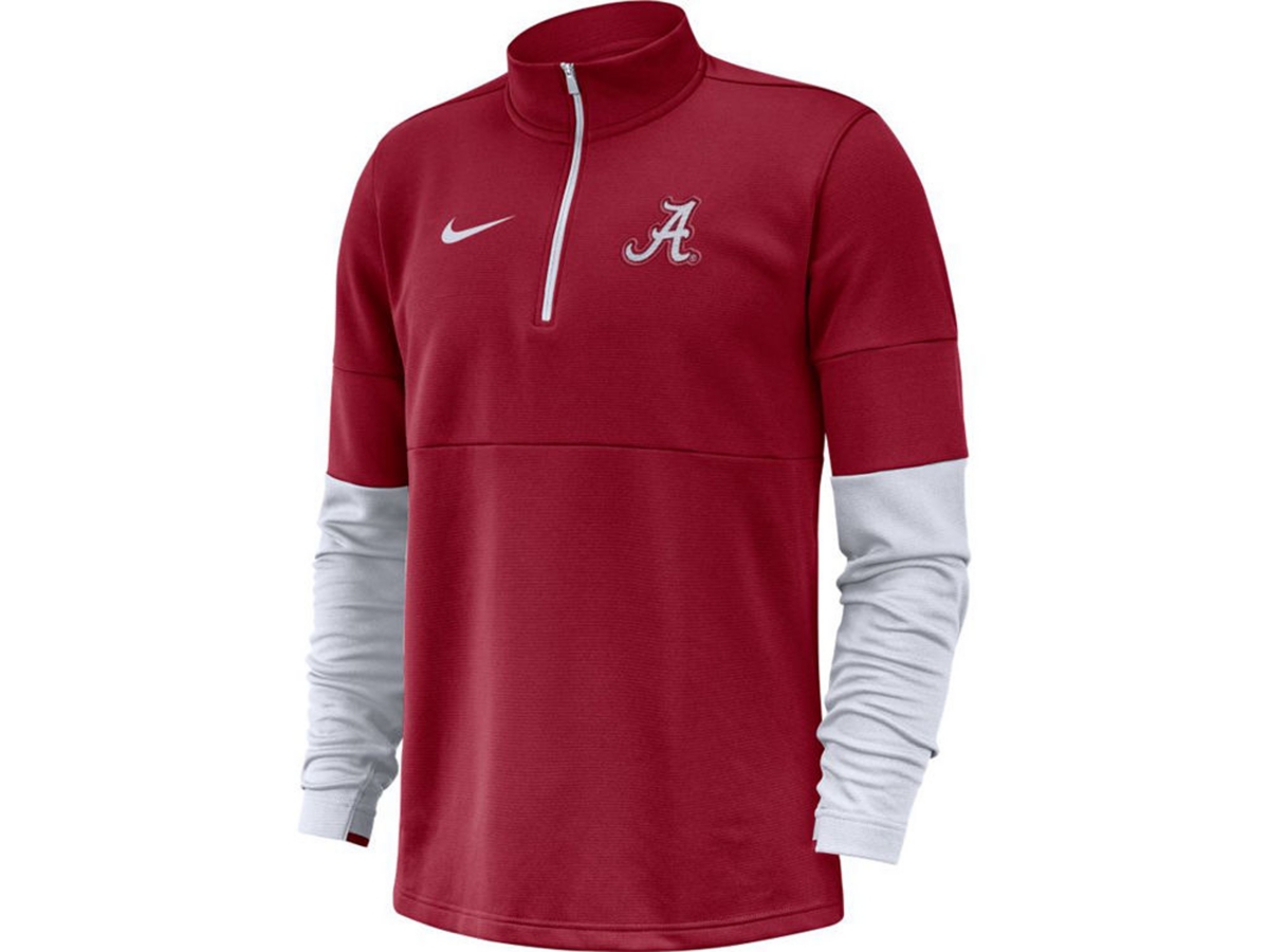 Nike Alabama Crimson Tide Men's Therma Half Zip Pullover