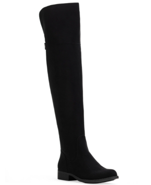 image of Sun + Stone Allicce Wide-Calf Over-The-Knee Boots, Created for Macy-s Women-s Shoes