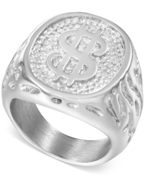 image of Inc Men-s Silver-Tone Money Ring, Created for Macy-s