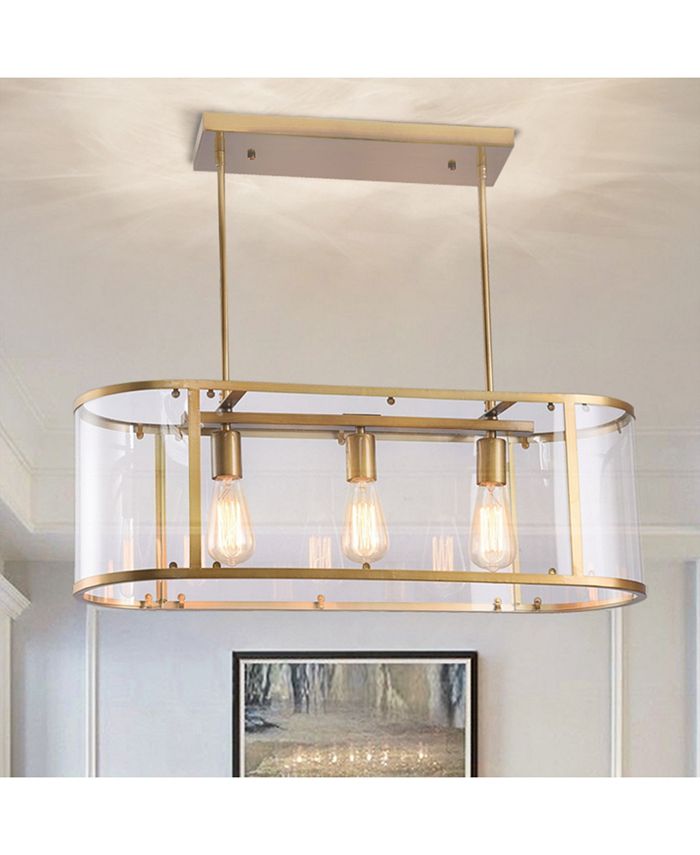 Home Accessories Nefer 29.53" 3Light Indoor Chandelier with Light Kit