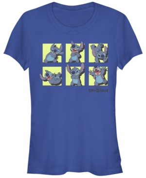 Fifth Sun Juniors Disney Stitch Poses Short Sleeve T-shirt