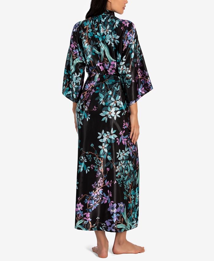 Linea Donatella Florarl Print Wrap Robe - Macy's