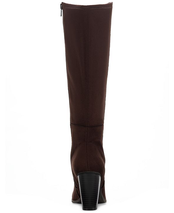 Style & Co Addyy Wide-Calf Dress Boots, Created for Macy's & Reviews ...