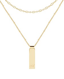 14K Gold Plated Maisie Initial Layering Necklace Set