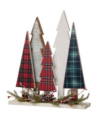 Wooden Christmas Tree Table decor