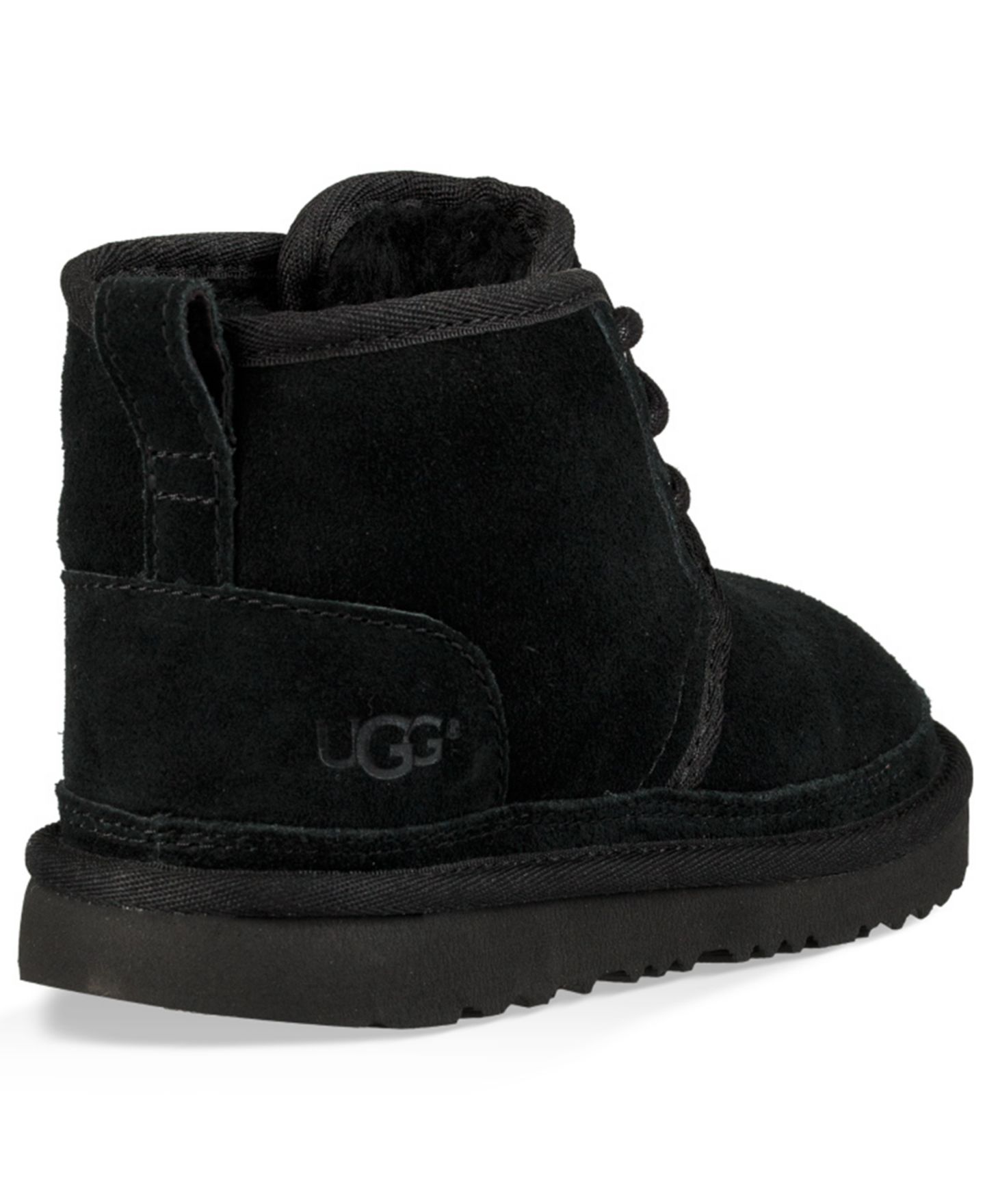 Ботинки UGG® Neumel Camo Round Toe Booties для девочек-малышей, цвет: Чёрный — фото 3
