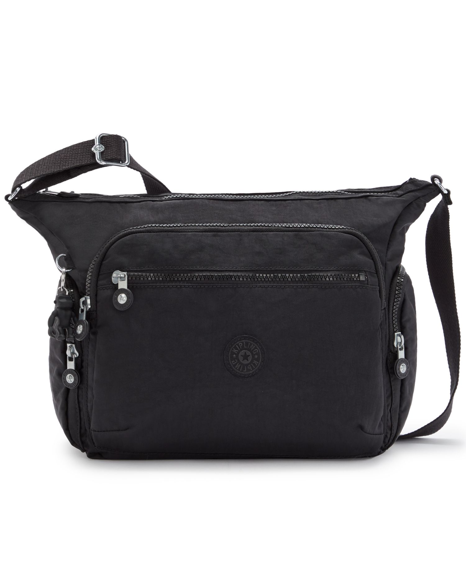 Gabbie Nylon Zip-Top Large Crossbody Handbag