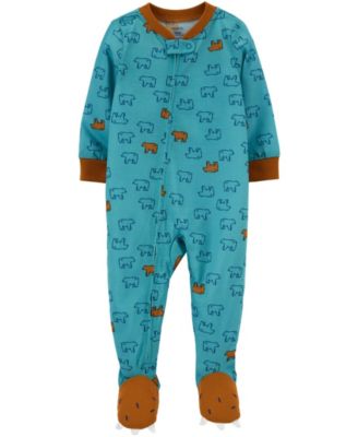 Carter's Baby Boy 1-Piece Loose Fit Footie PJs - Macy's