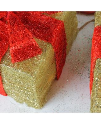 Lighted Gi Boxes Outdoor Christmas Decorations