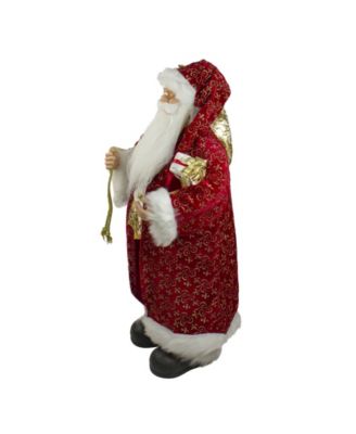Santa Claus Christmas Figurine with Gis