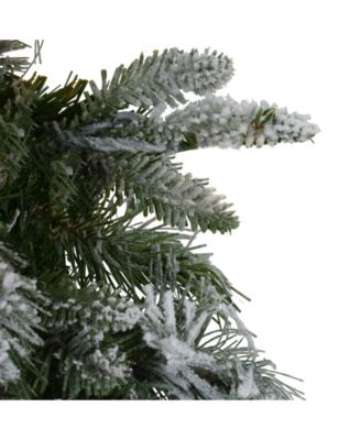 Unlit Flocked Mixed Colorado Pine Artificial Christmas Wreath