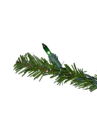 Pre-Lit Slim Alpine Artificial Christmas Trees