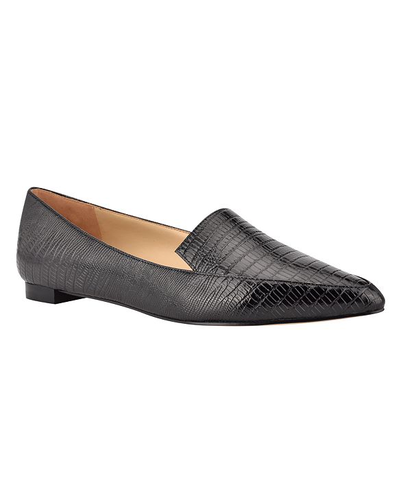 nine west tan flats