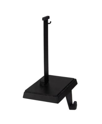 Matte Hanging Stocking Hanger Embellished with Glitter Nickel Plated Ornament