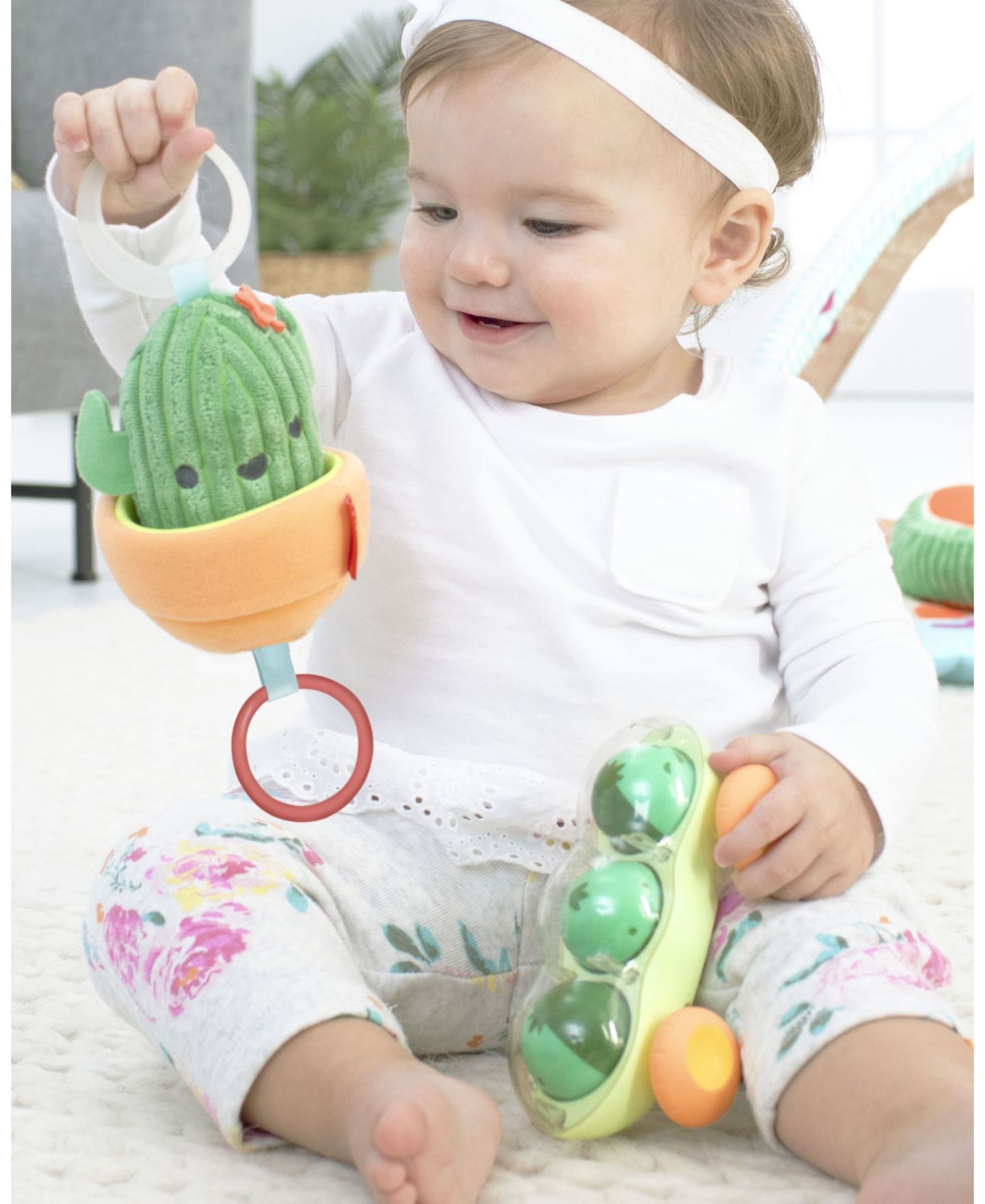 Детская игрушка Skip Hop Farmstand Cactus Jitter Toy — фото 5