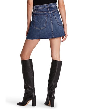 Hudson Jeans The Viper Denim Cutoff Skirt - Macy's