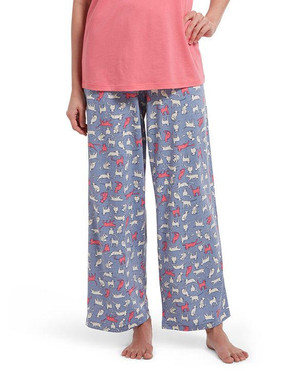 paw print pajama pants