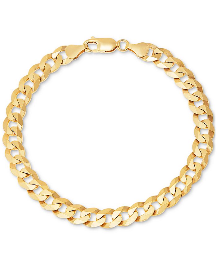 Macy's Men's Curb Link Chain Bracelet - Macy's