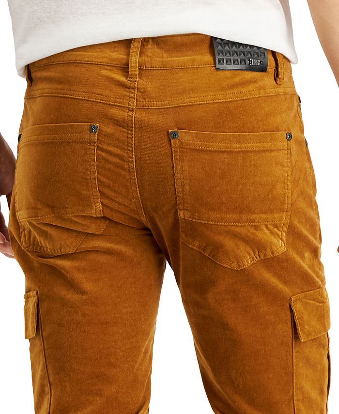 INC International Concepts Men's Corduroy Slim/Straight-Fit Cargo Pants ...