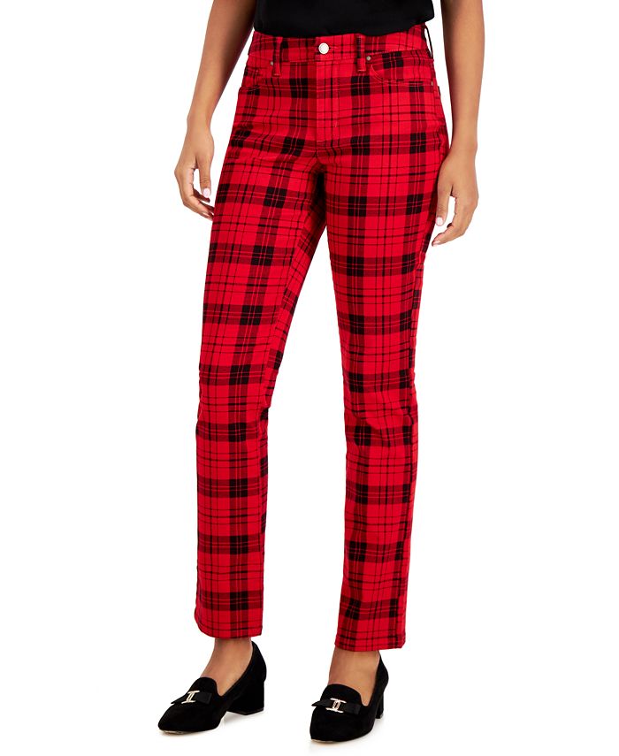Charter Club Plaid Jeans, Created for Macy's - Macy's