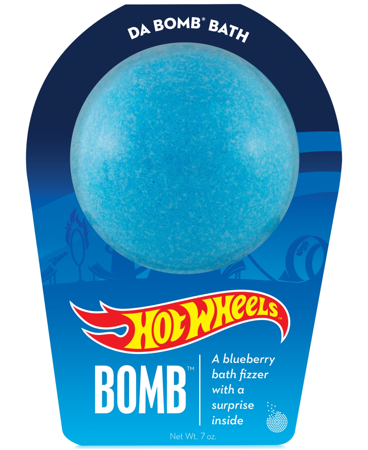 Da Bomb Hot Wheels Blue Bath Bomb, 7-oz.