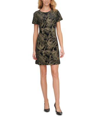 calvin klein paisley dress