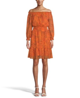 pale orange dress