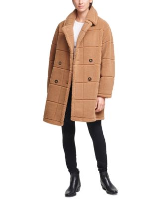 ck teddy coat