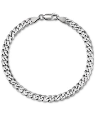 Giani Bernini Curb Link Chain Bracelet (5mm) in 18k Gold-Plated Sterling Silver or Sterling Silver, Created for Macy's