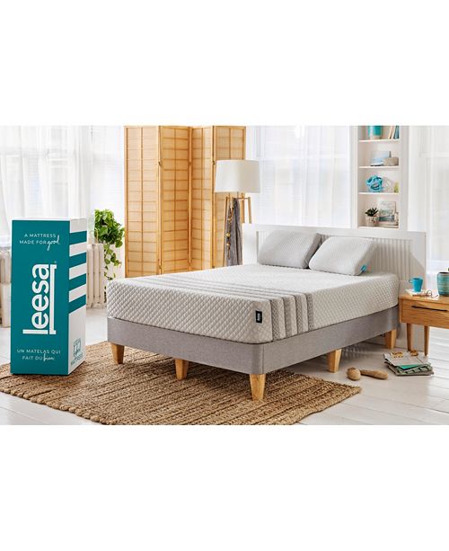 Leesa 11 Hybrid Mattress King Mattress In A Box Reviews Mattresses Macy S