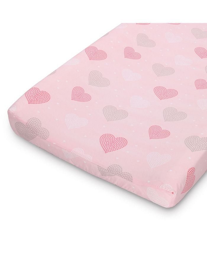 The Peanutshell 2 Pack Changing Pad Cover, Elephants and Hearts Macy's