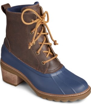 image of Sperry Heeled Saltwater Booties Women-s Shoes