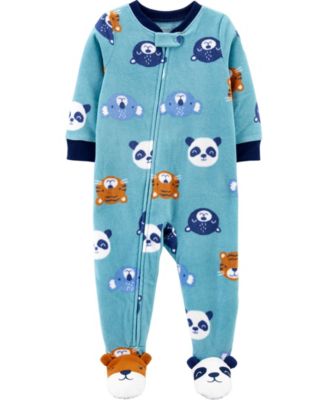 boys zip up pajamas