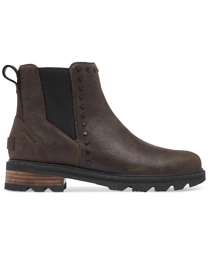 sorel women's lennox shearling booties