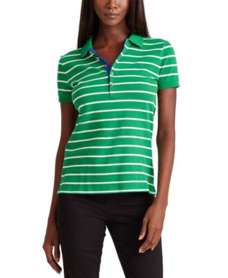 macy's women's petite polo shirts