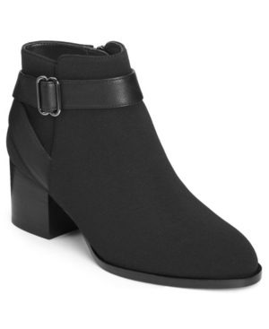 image of Aerosoles Women-s Maggie Block Heel Booties Women-s Shoes