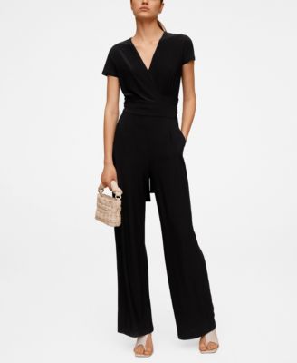 mango belt long jumpsuit