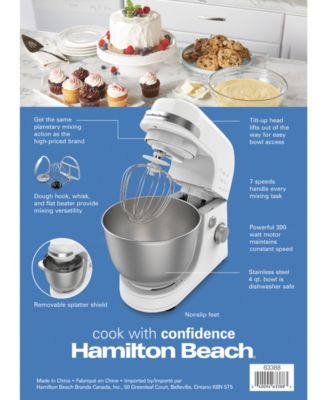 7-Speed 4 Quart Stand Mixer, 300 Watts