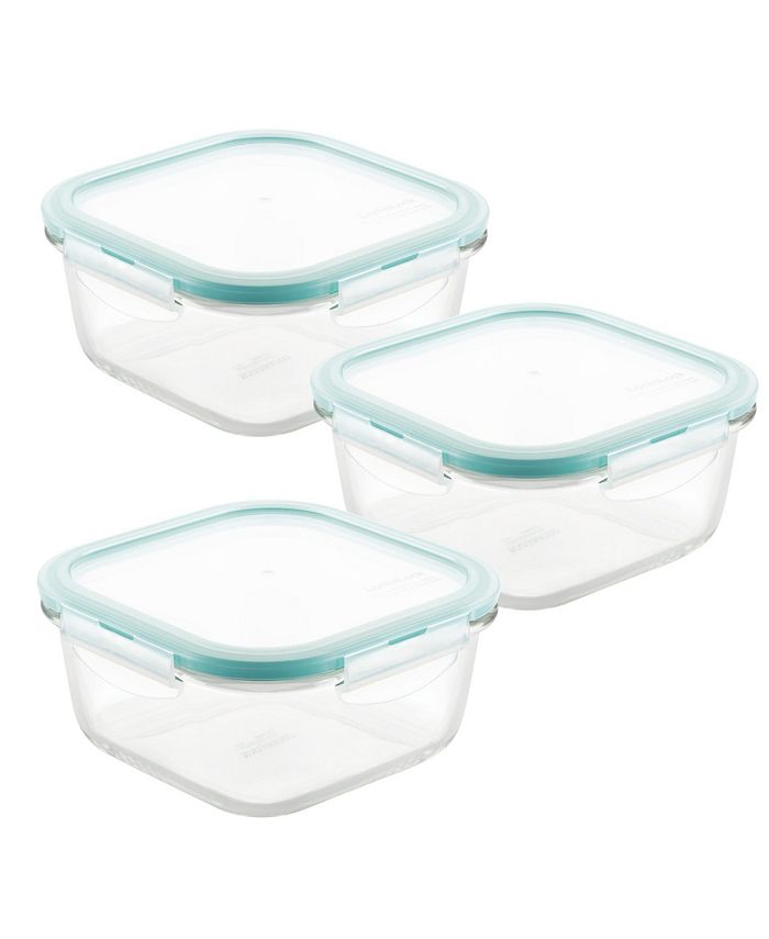 Lock n Lock Purely Better™ Glass 6Pc. Rectangular Food Storage