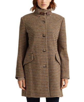 macy's polo womens coats