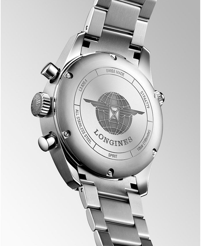 Longines - Men's Automatic Spirit Stainless Steel Chronometer Bracelet Watch 42mm